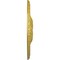 Ekena Millwork Richmond Ceiling Medallion (Fits Canopies up to 2 5/8"), Hand-Painted Rich Gold, 18"OD x 1 3/8"P CM18RIRGS - alternate 2